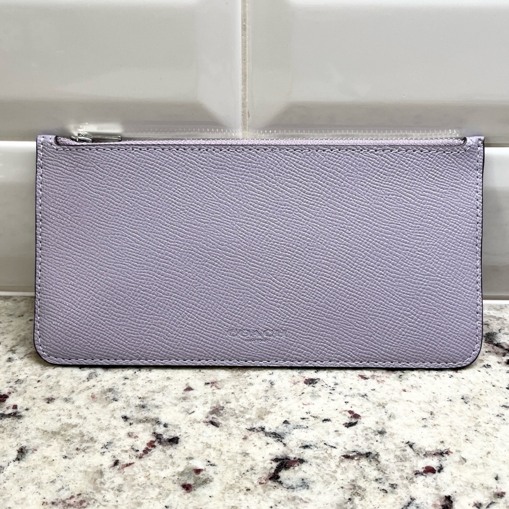 Coach Large Zip Top Card Case NWOT